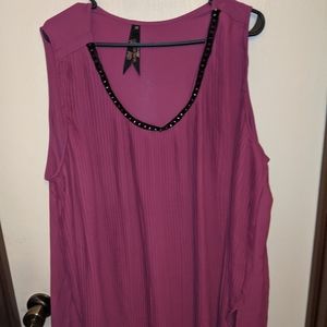 Melissa McCarthy for Seven Pleated Top 3x